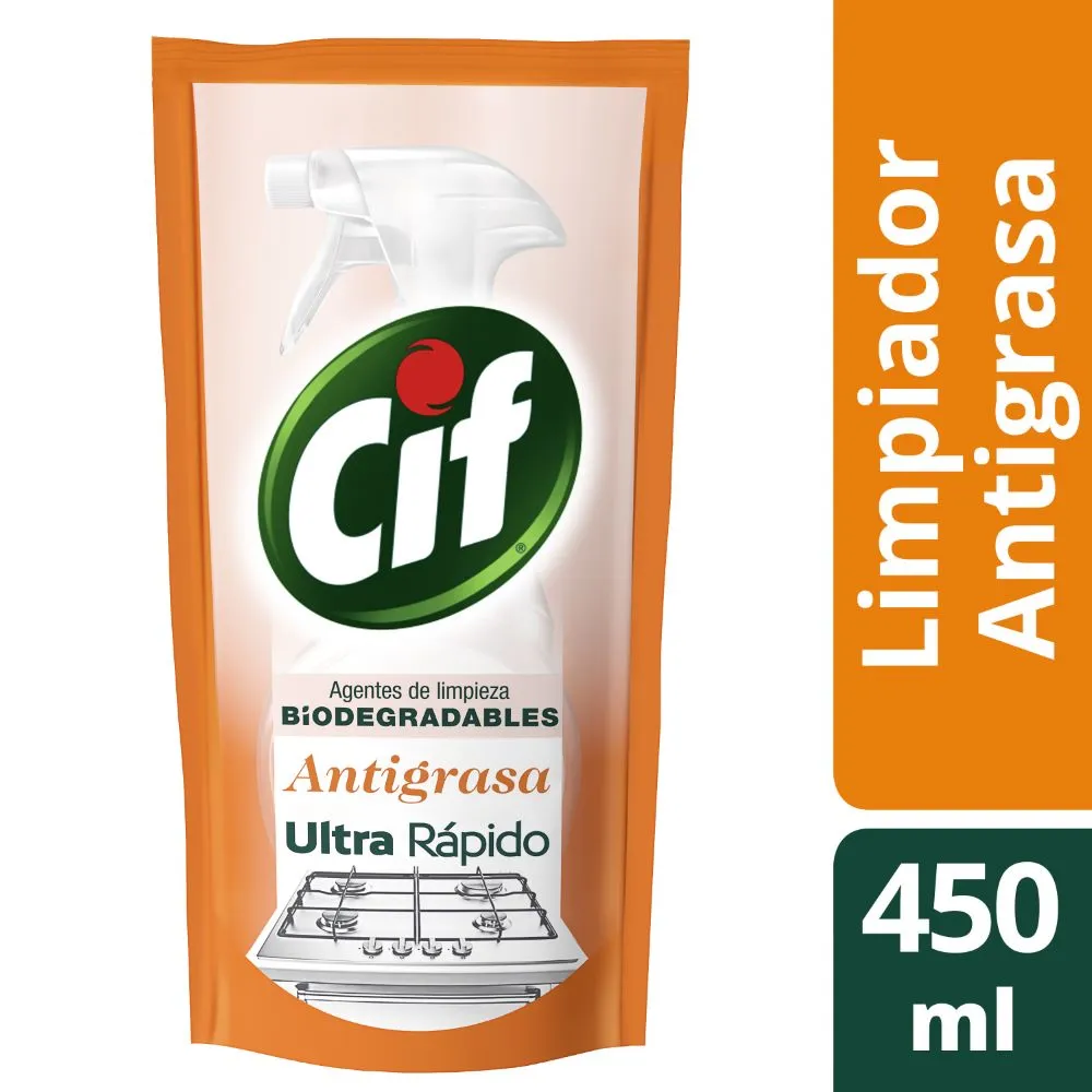 ANTIGRASA CIF RECARGA ECONOMICA 450 ML