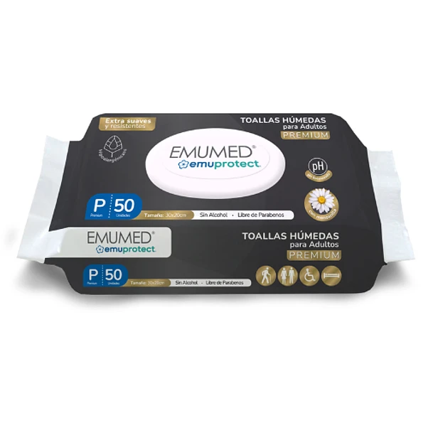 TOALLAS DESINFECTANTES EMUMED 50 U