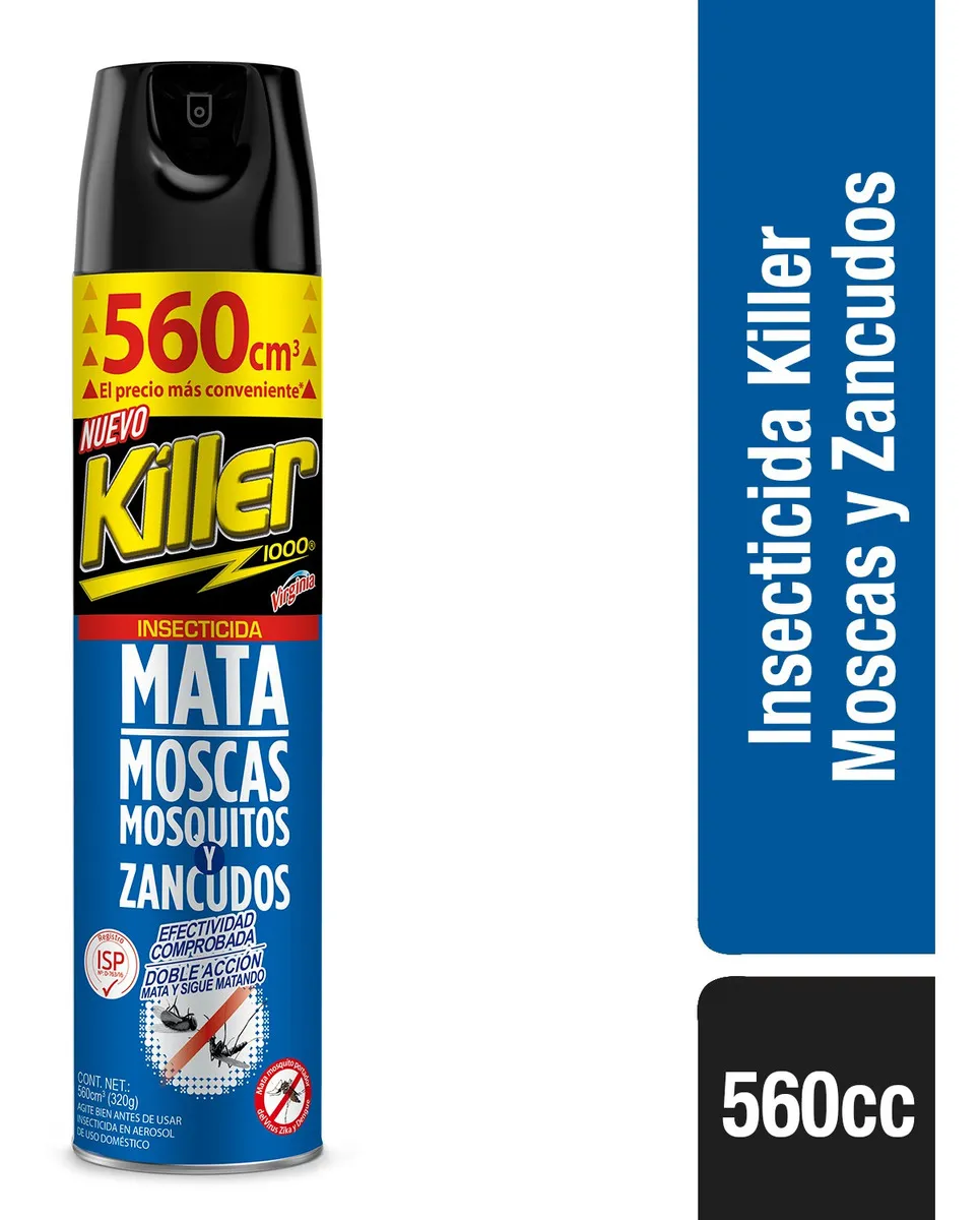 INSECTICIDA KILLER MATA MOSCA Y ZANCUDO 560 CM