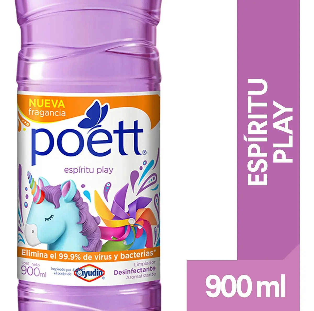 LIMPIA PISOS POETT ESPIRITU PLAY 900 ML