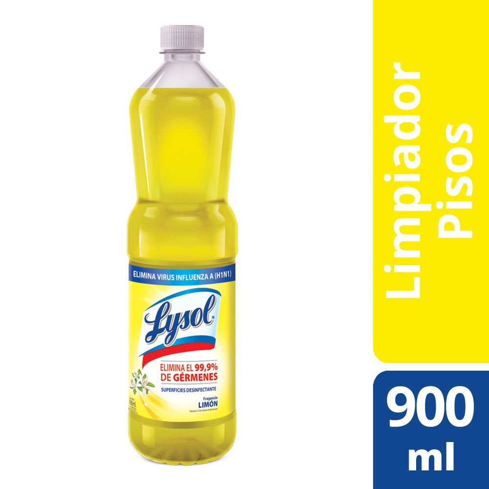 LIMPIA PISOS LYSOL LIMON 900 ML