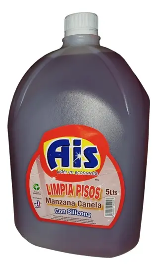 LIMPIA PISOS CON SILICONA AIS 5L MANZANA CANELA