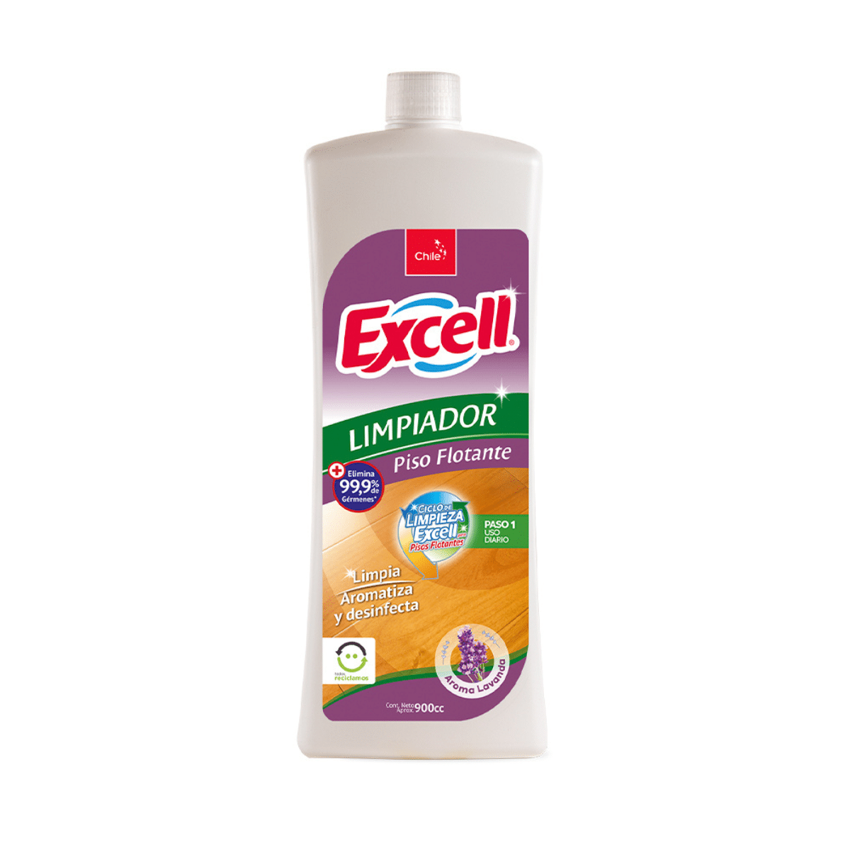 EXELL LIMPIADOR PISO FLOTANTE 900 ML