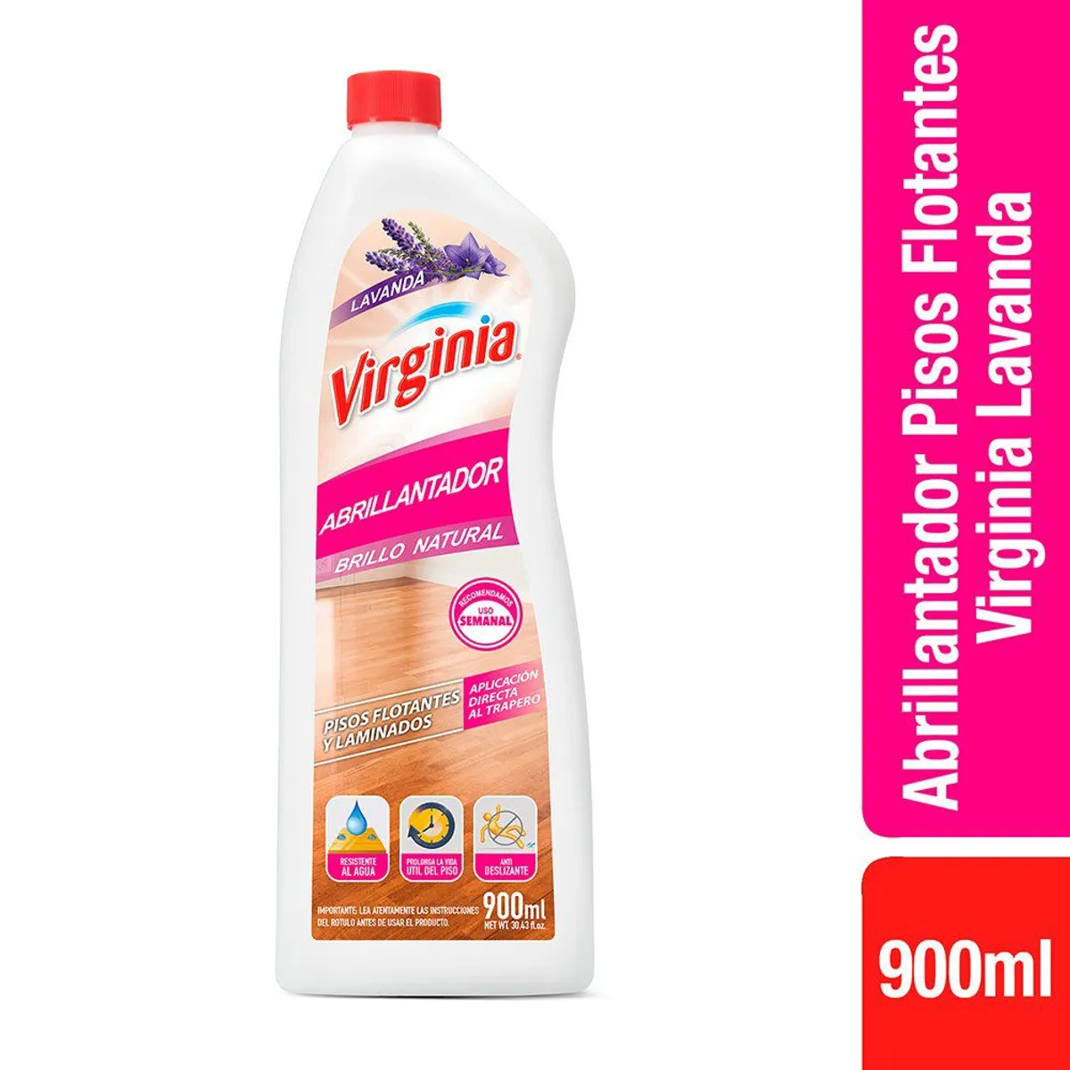 VIRGINIA ABRILLANTADOR PISO FLOTANTE 900 ML
